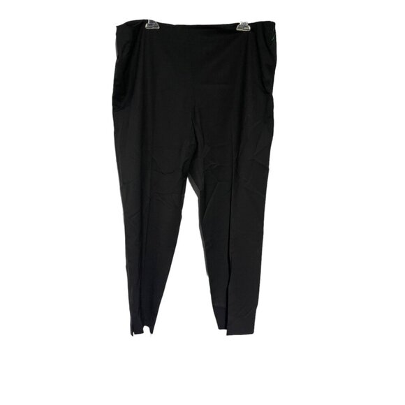 Lafayette 148 New York Women's Crepe Straight Cut Full Length Pull-On Trouser - Picture 1 of 5
